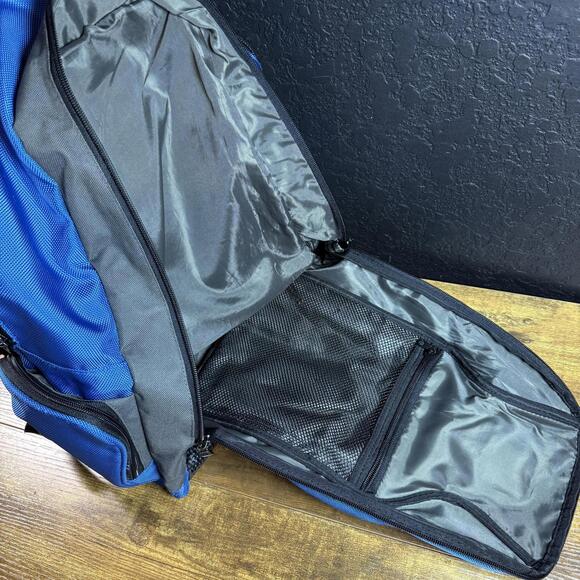 Ful Blue Gray Backpack School Travel Multiple Compartments Padded Straps Unisex - Picture 4 of 5